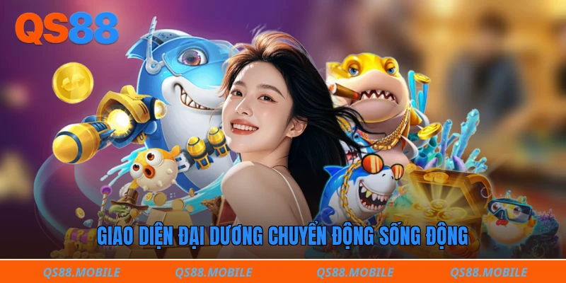 Giao diện đại dương chuyển động sống động